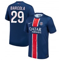 Maglia Calcio Paris Saint-Germain Bradley Barcola #29 Prima Divisa 2024-25 Manica Corta